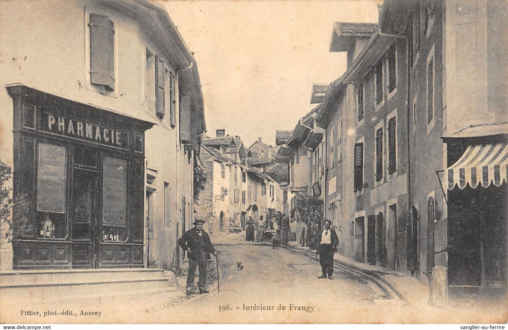 CPA 74 INTERIEUR DE FRANGY HAUTE SAVOIE PHARMACIE - Frangy