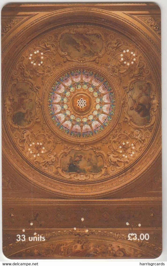 ISLE OF MAN - Ornately Decorated Ceiling, 3 £, Tirage 6,000, Used - Isle Of Man