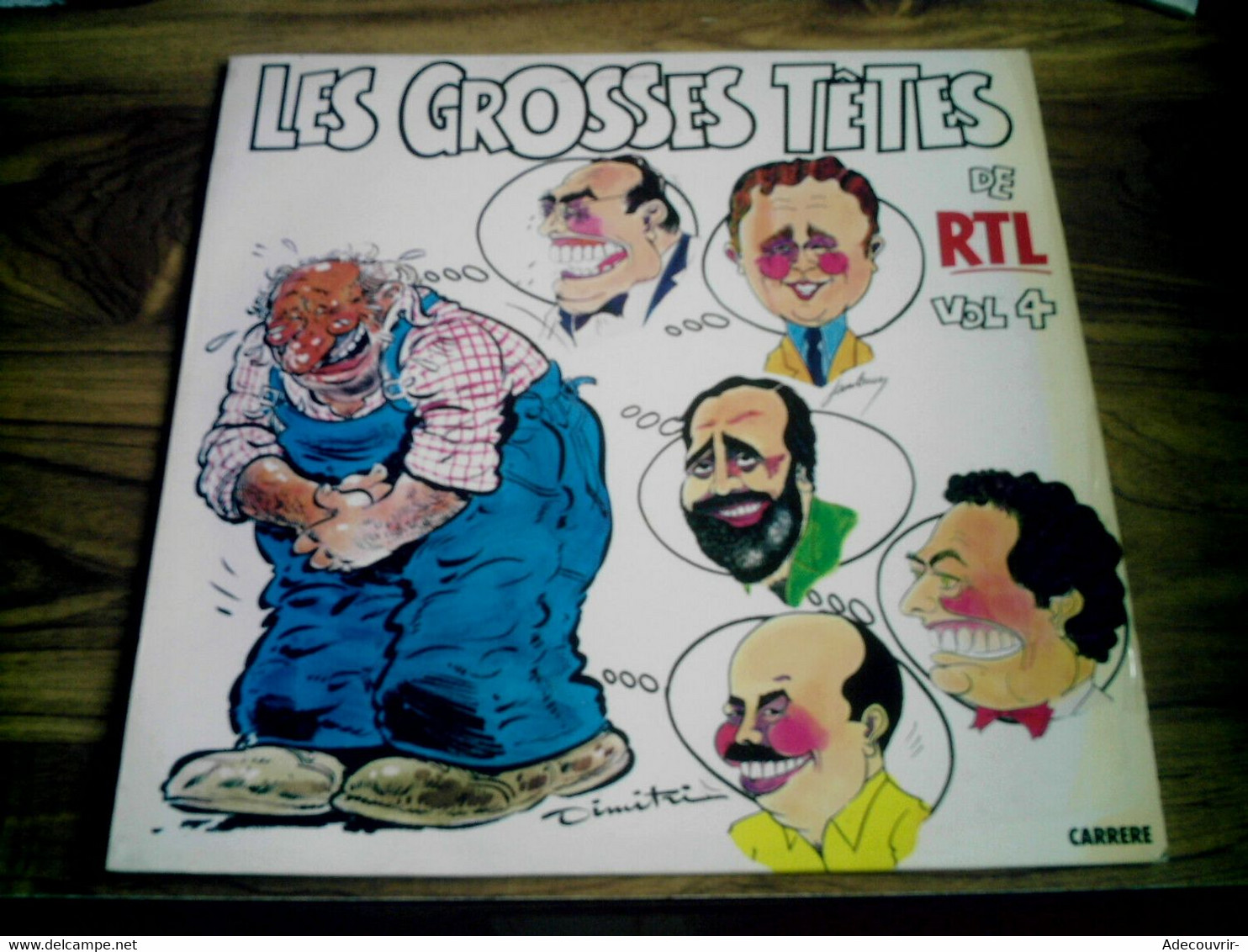 Disque Vinyle LP 33 T Tours Les Grosses Têtes De Rtl Jacques Martin Kersauzon .. - Humor, Cabaret