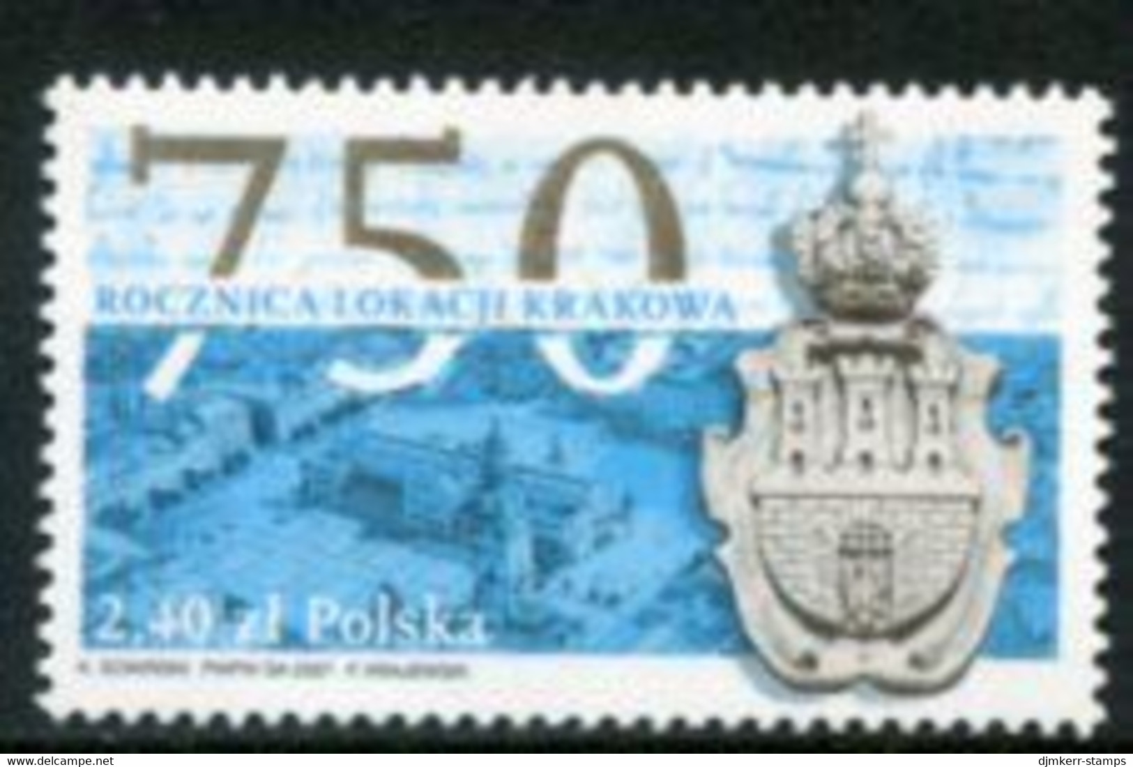 POLAND 2007 Rebuilding Of Krakow MNH / **.  Michel 4315 - Unused Stamps