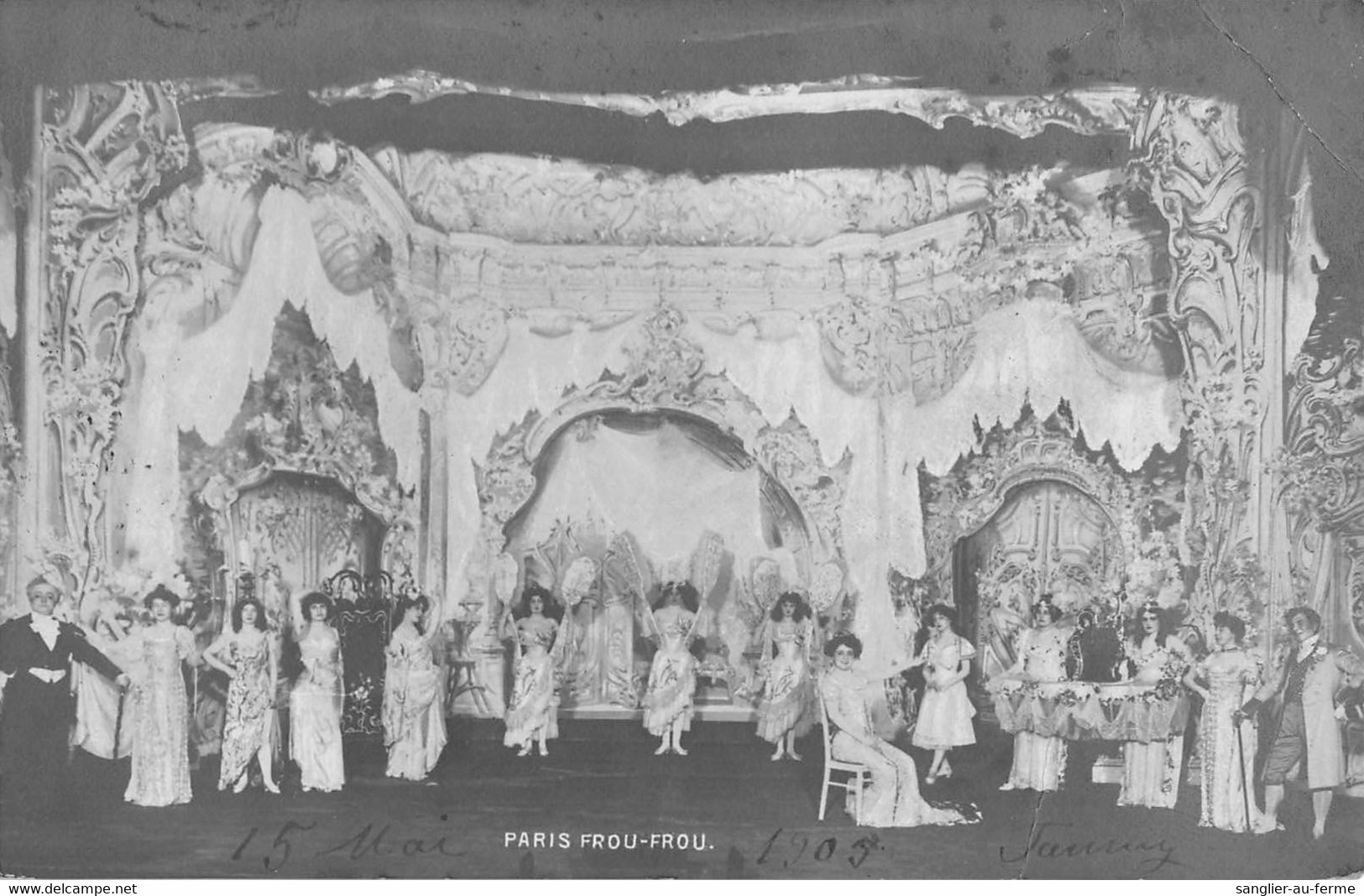 CPA 75 PARIS XVIIIe MONTMARTRE CABARET PARIS FROU FROU - Paris (18)