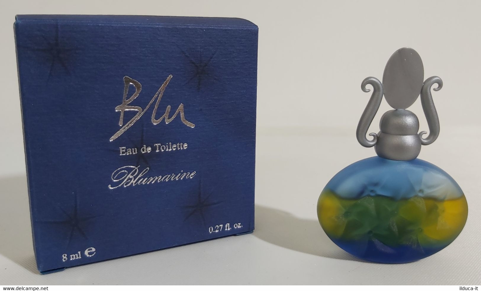 10677 Profumo Mignon Ref. 18551001 - BLU Blumarine Eau De Toilette 8 Ml - Miniatures Men's Fragrances (in Box)