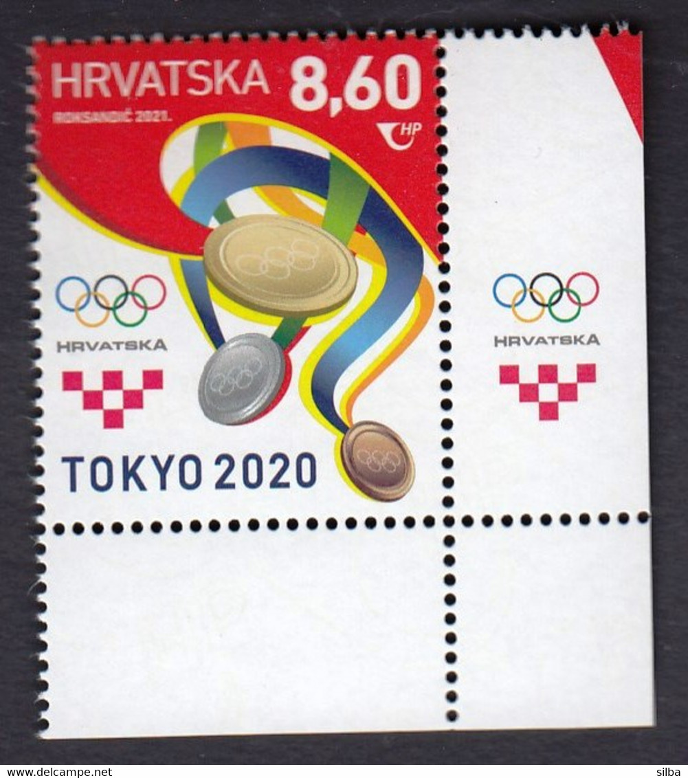 Croatia 2021 / Olympic Games Tokyo 2020 / Medals / MNH Stamp + FDC - Summer 2020: Tokyo