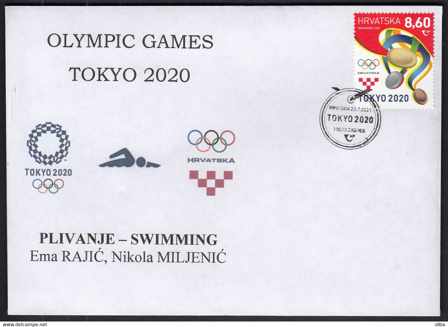 Croatia 2021 / Olympic Games Tokyo 2020 / Swimming / Croatian Athletes / Medals - Sommer 2020: Tokio