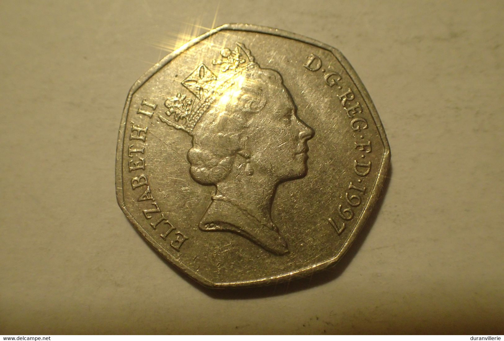 GRANDE BRETAGNE - 50 PENCE 1997 - Elizabeth II - KM 940.2 - 50 Pence