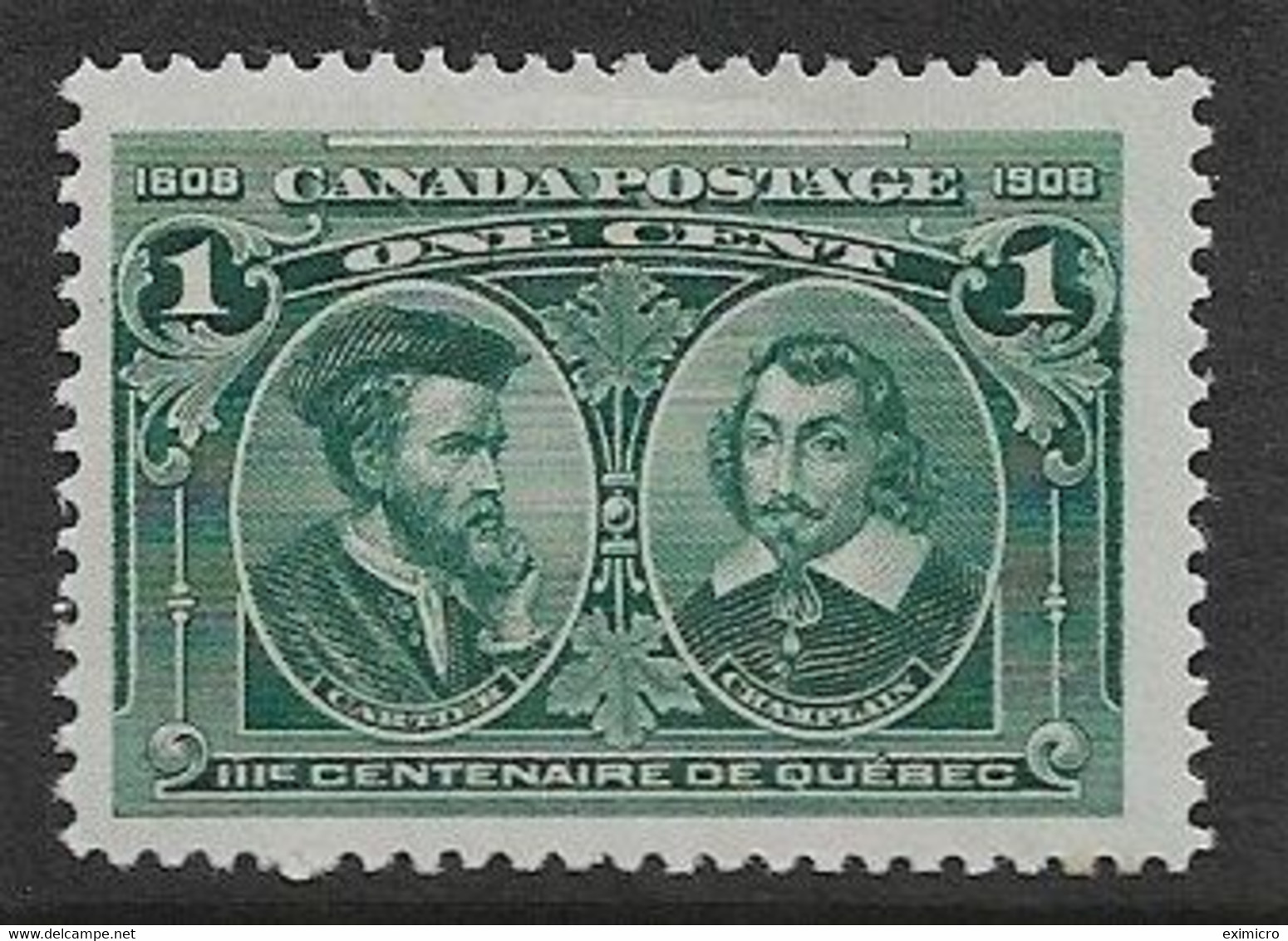 CANADA 1908 1c SG 189 MOUNTED MINT Cat £30 - Ungebraucht