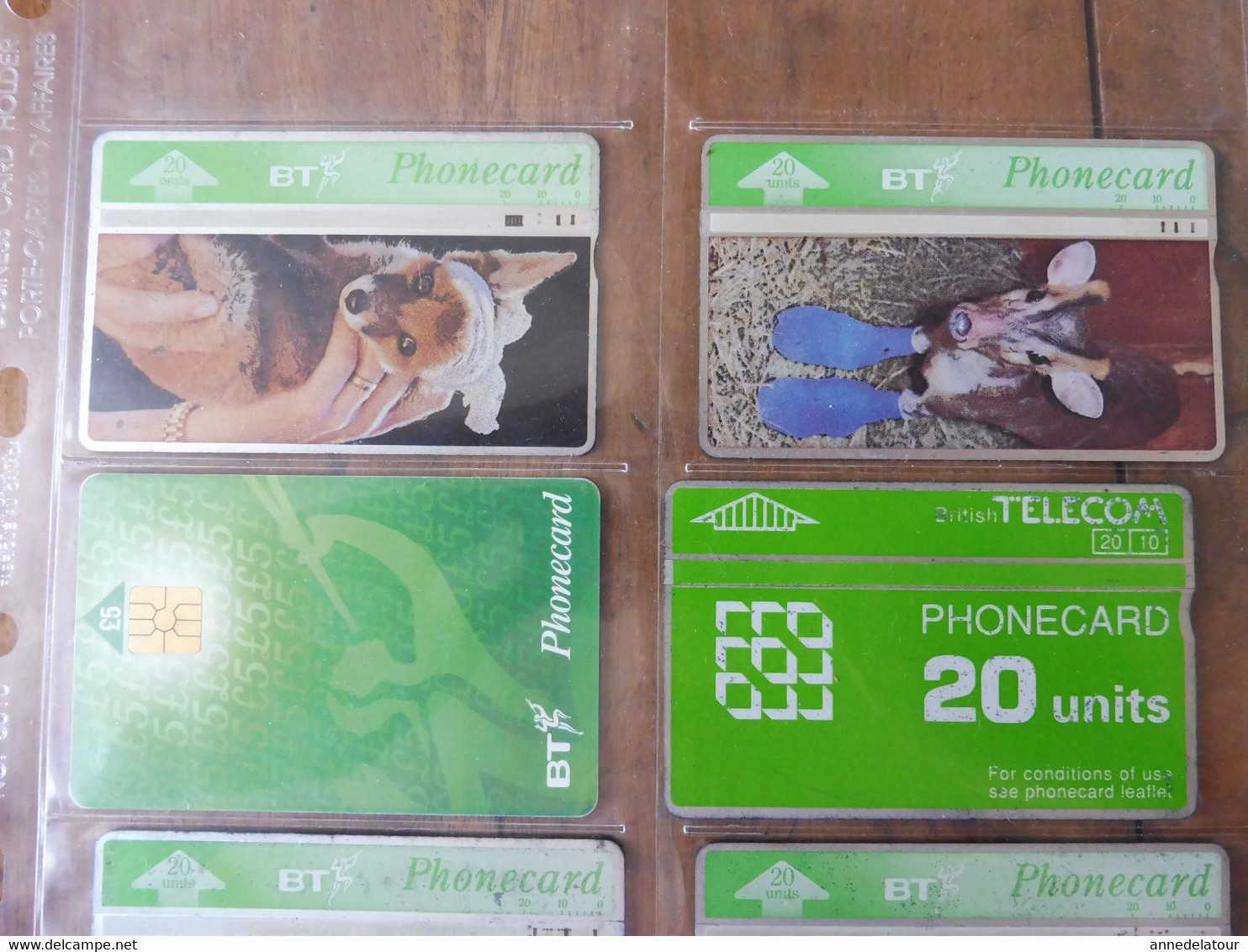 8 Phonecards (British Telecom) Origine Royaume-Uni  (United Kingdom) - Verzamelingen
