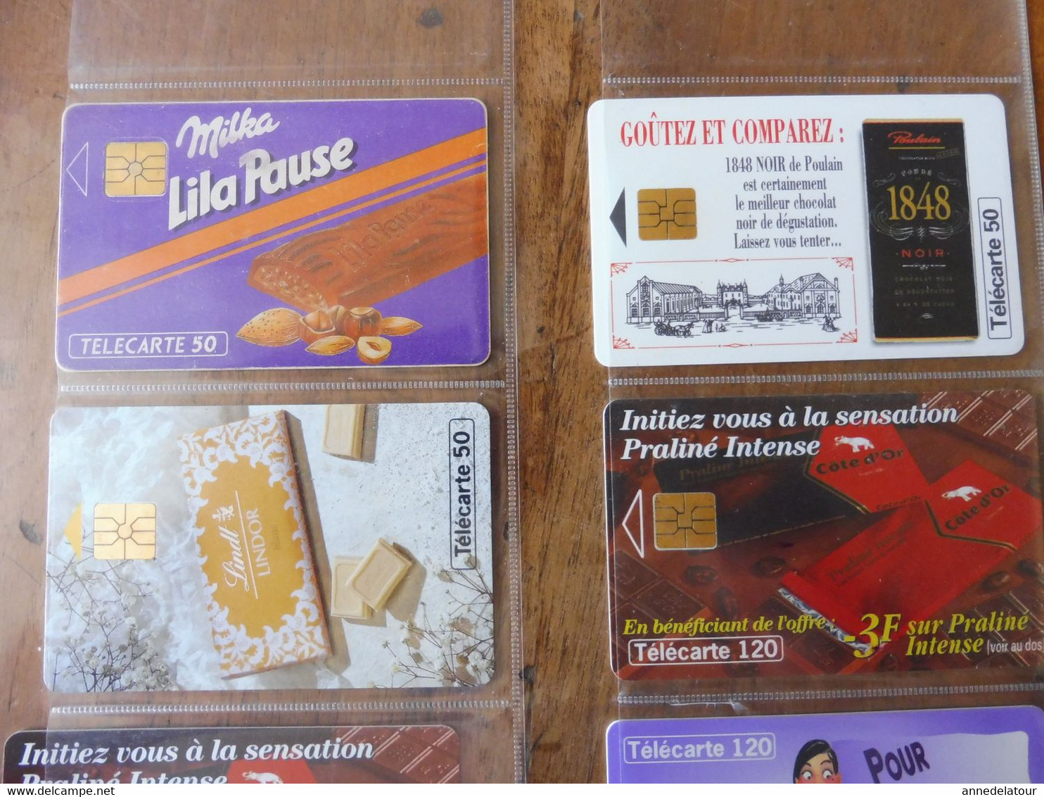 8 Télécartes (cartes Téléphoniques)  FRANCE TELECOM   Chocolateries Ou Friandises - Lebensmittel