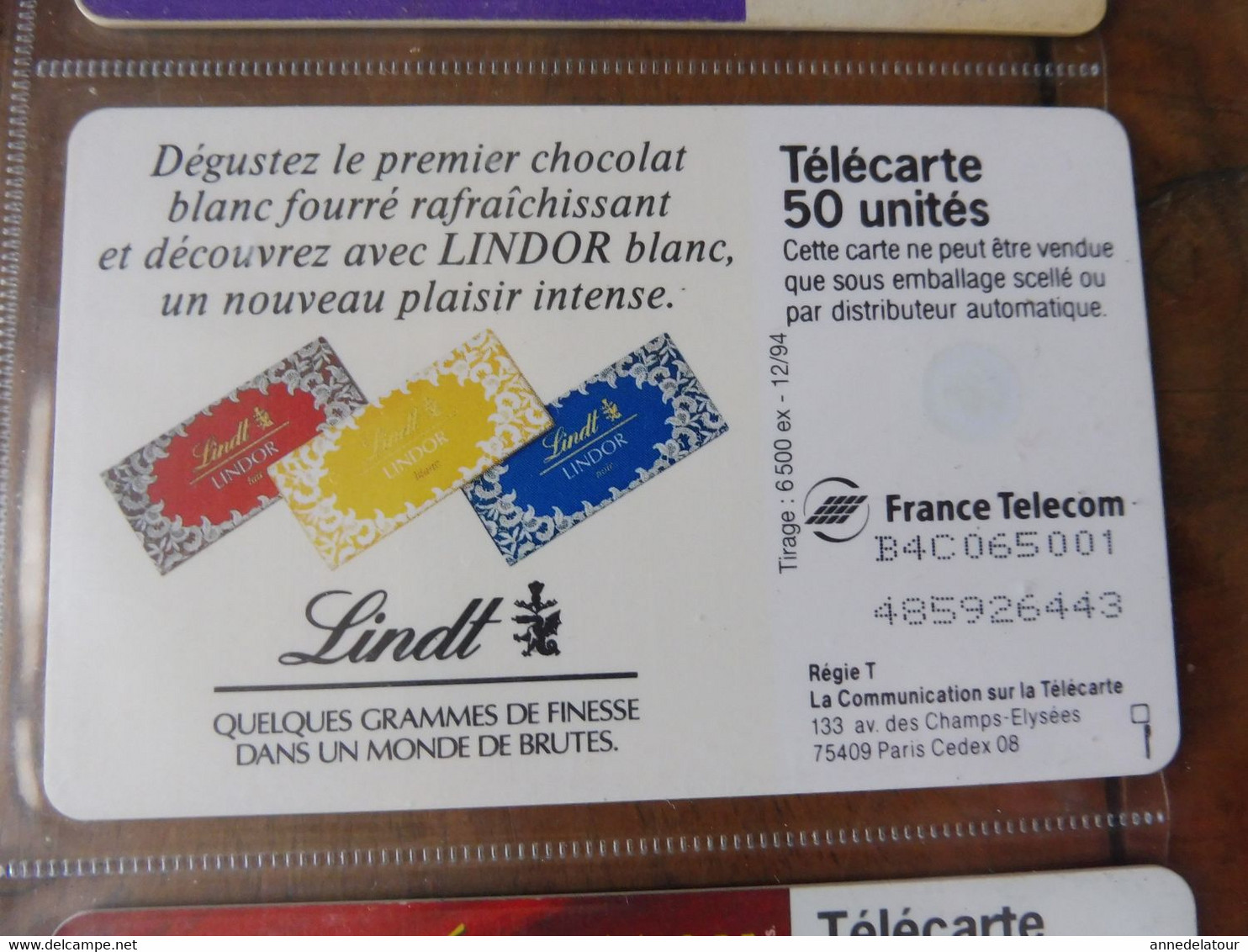 8 Télécartes (cartes téléphoniques)  FRANCE TELECOM   chocolateries ou friandises