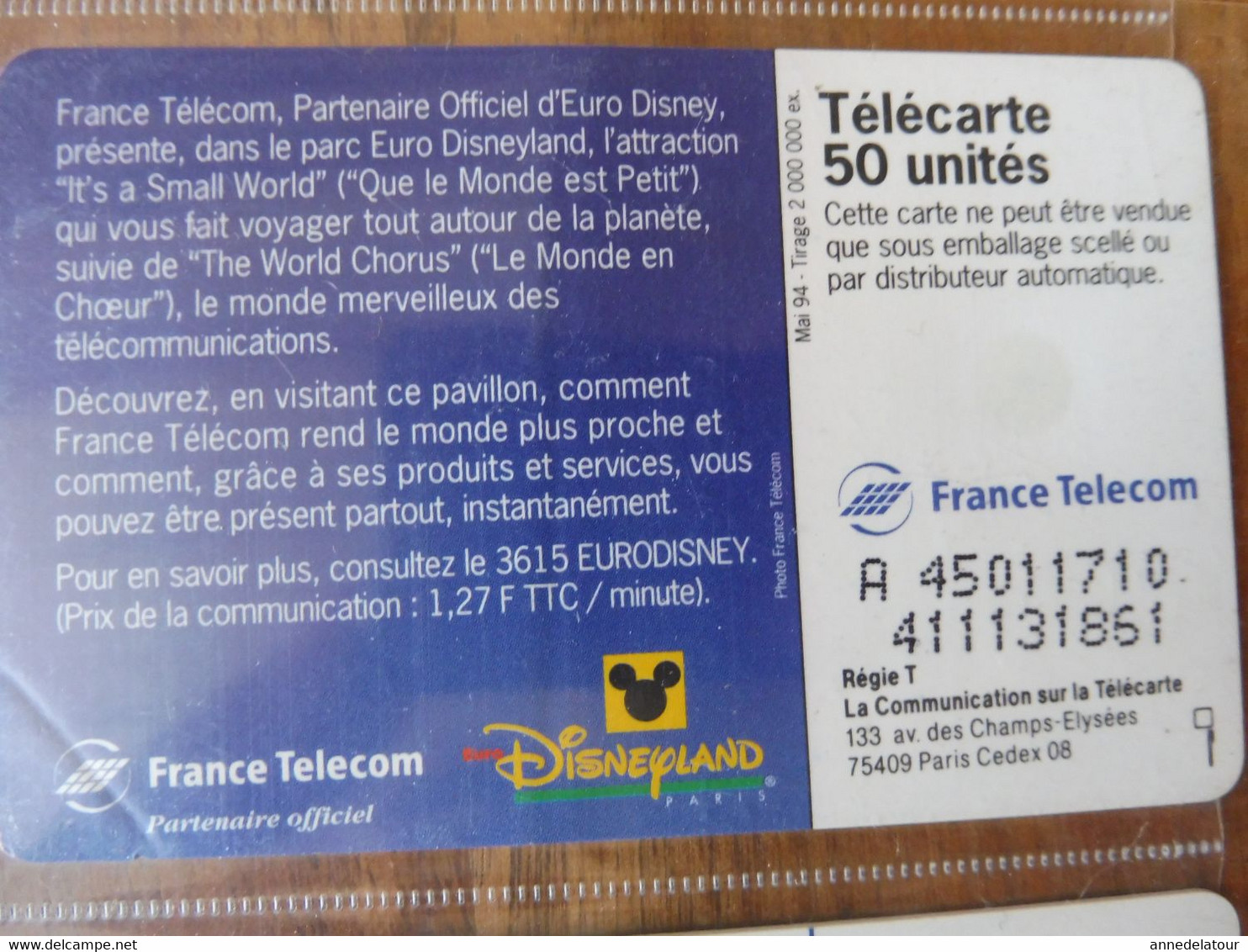 10  Télécartes  FRANCE TELECOM    publicités et divers