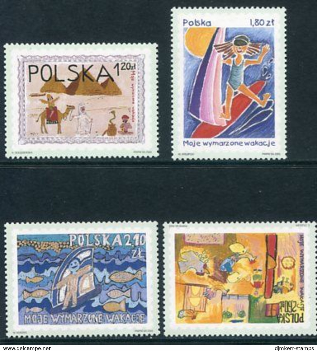 POLAND 2003 Children's Drawings  MNH / **.  Michel 4056-59 - Ongebruikt