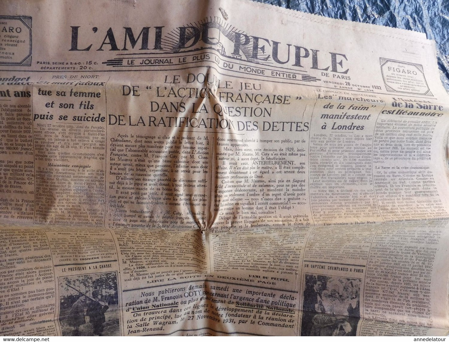 1932  Promenades Marocaines ; Etc  ( Journal L'AMI DU PEUPLE ) - General Issues