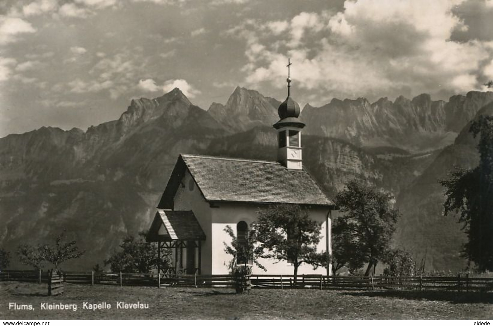 Real Photo Flums Kleinberg Kapelle Klevelau - Flums