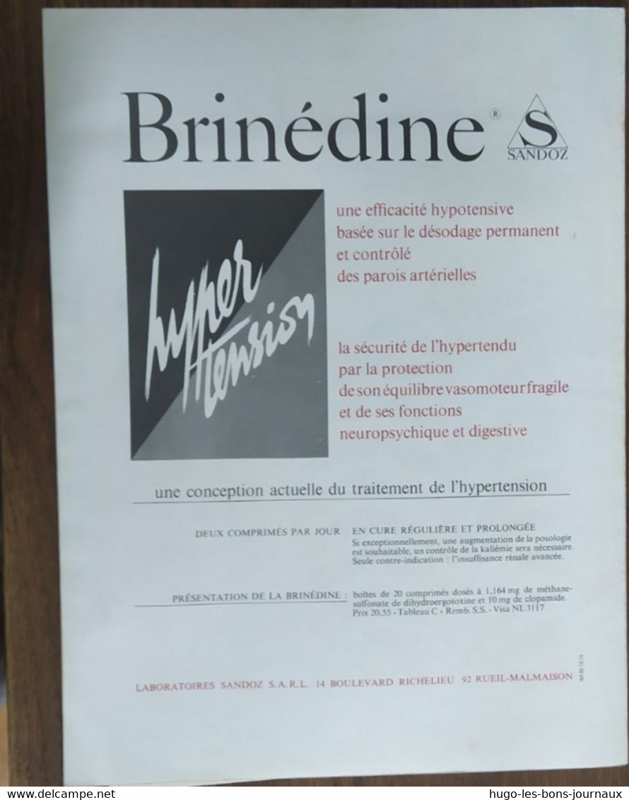 La Presse Médicale_Tome 77_n°45_octobre 1969_Masson Et Cie - Medizin & Gesundheit