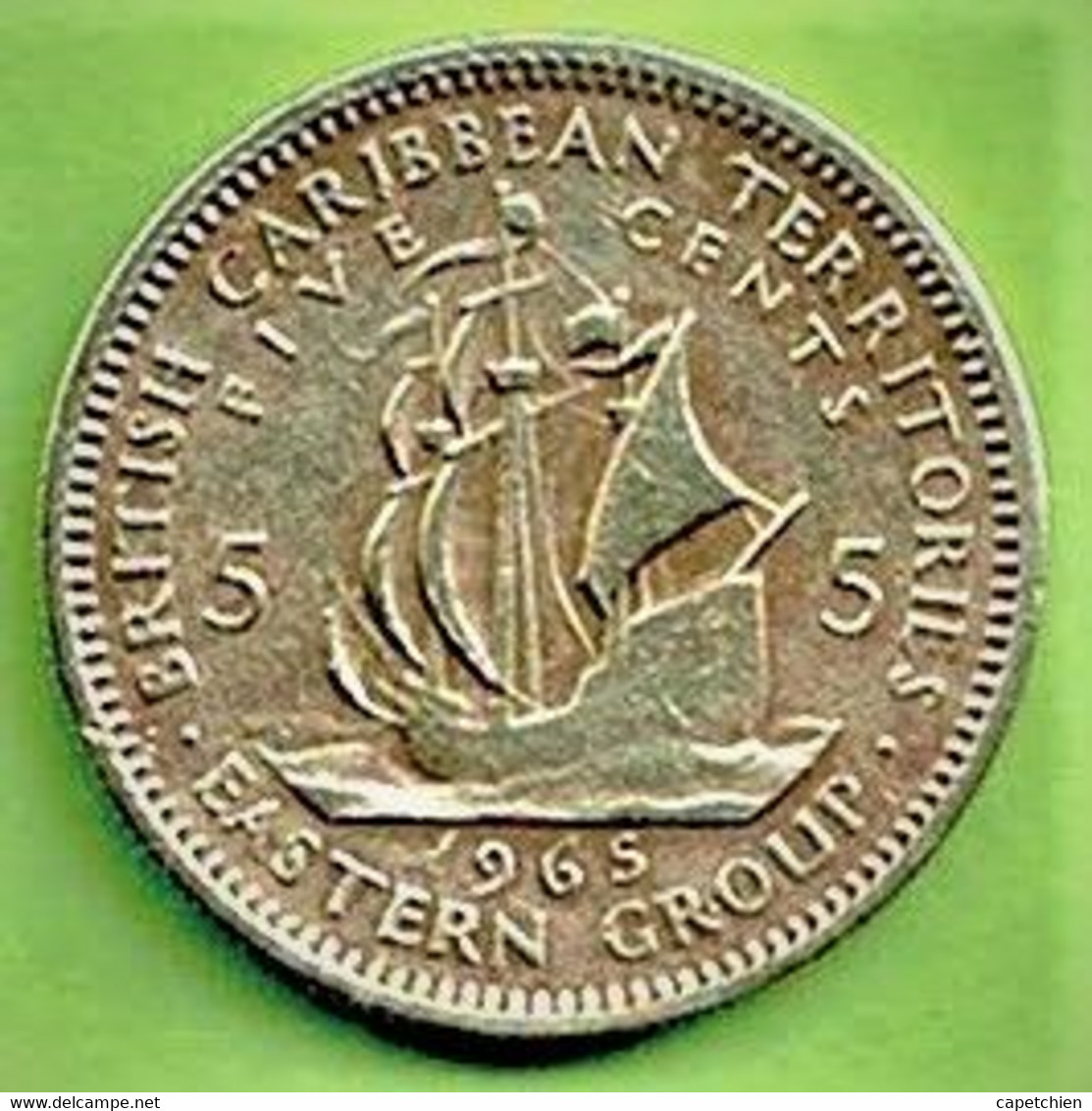 CARAÏBES ORIENTALES / 5 CENTS / 1965 - Territoires Britanniques Des Caraïbes