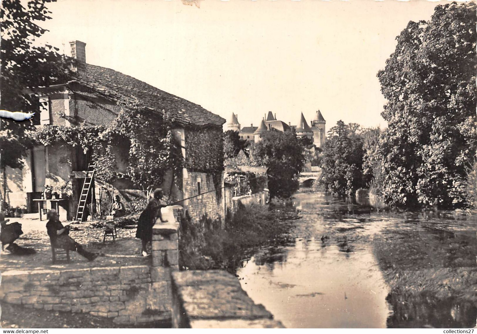 16-RUFFEC- LA CHARENTE ET LE CHATEAU DE VERTEUIL - Ruffec