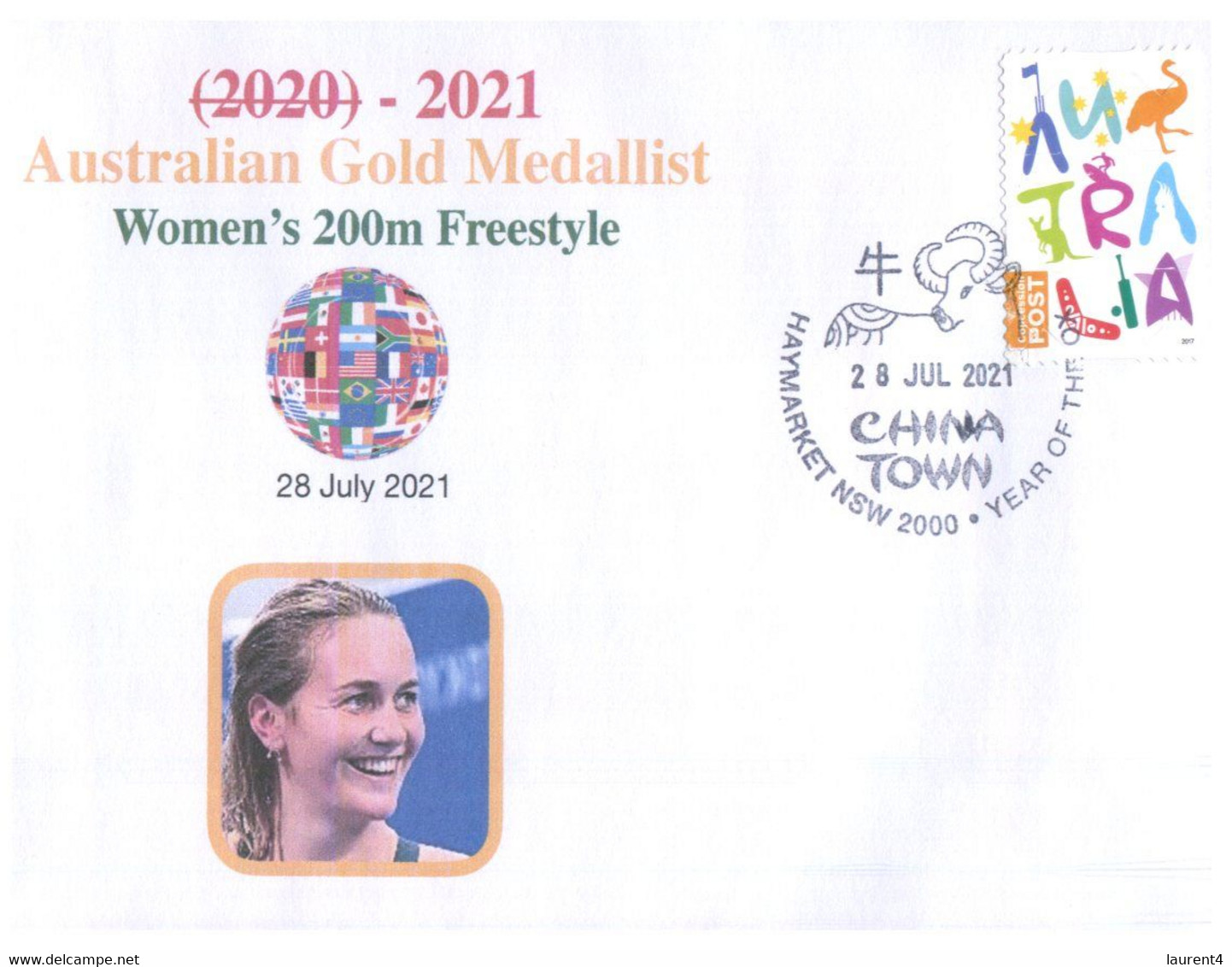 (VV 17 A) 2020 Tokyo Summer Olympic Games - Gold Medal - 28-7-2021 - Women's 200m Freestyle (T. Ariarne) - Summer 2020: Tokyo