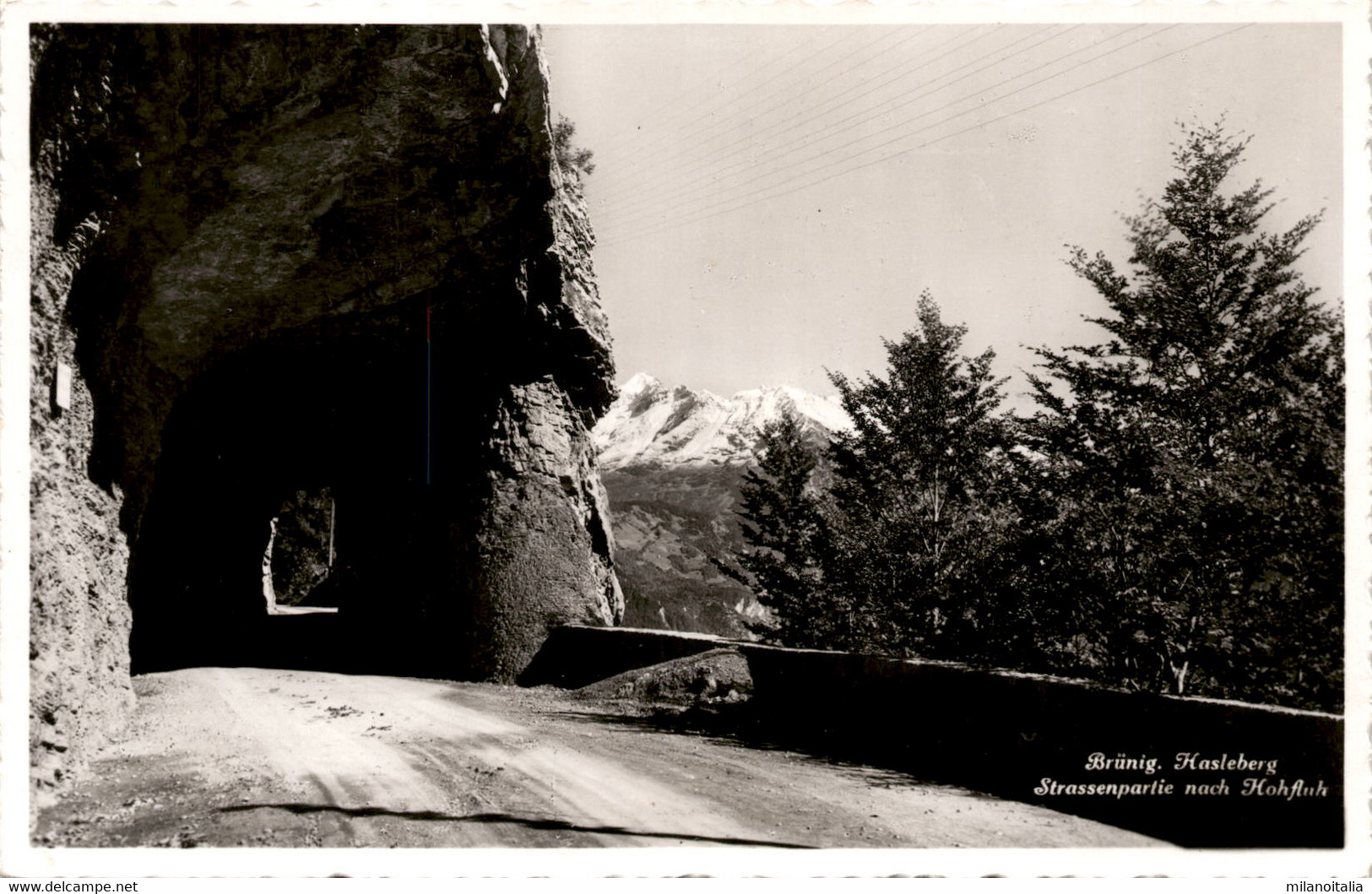 Brünig, Hasleberg - Strassenpartie Nach Hohfluh (8766) * 1939 - Hasle Bei Burgdorf