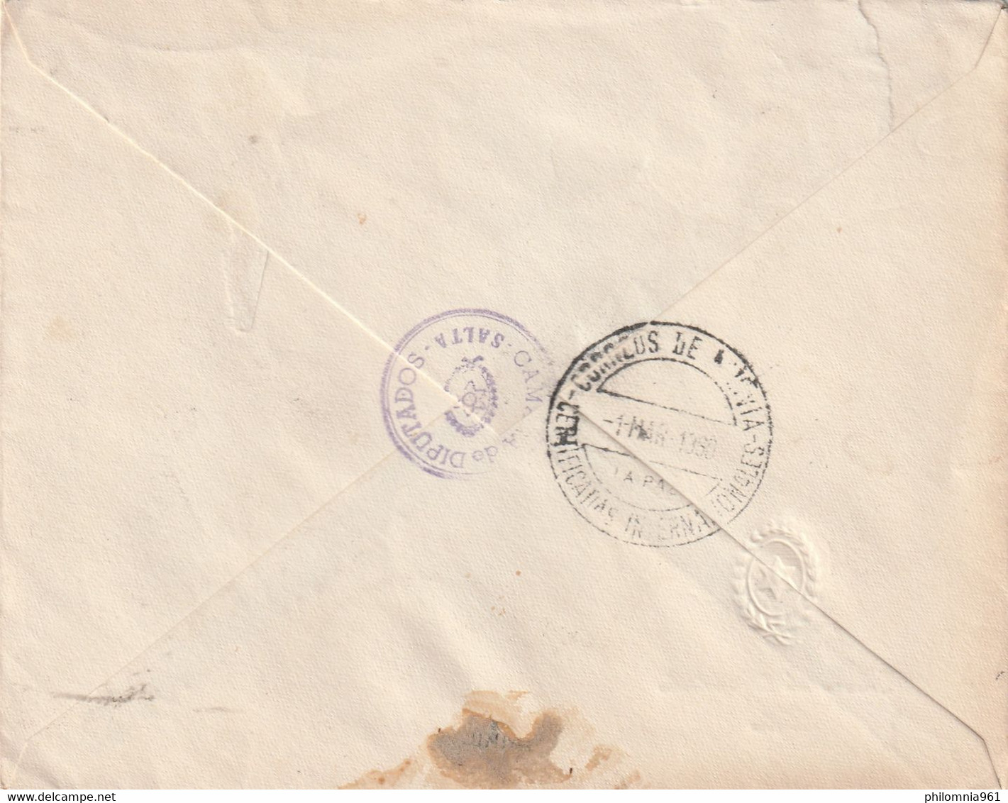 ARGENTINA AIRMAIL COVER 1950 - Préphilatélie