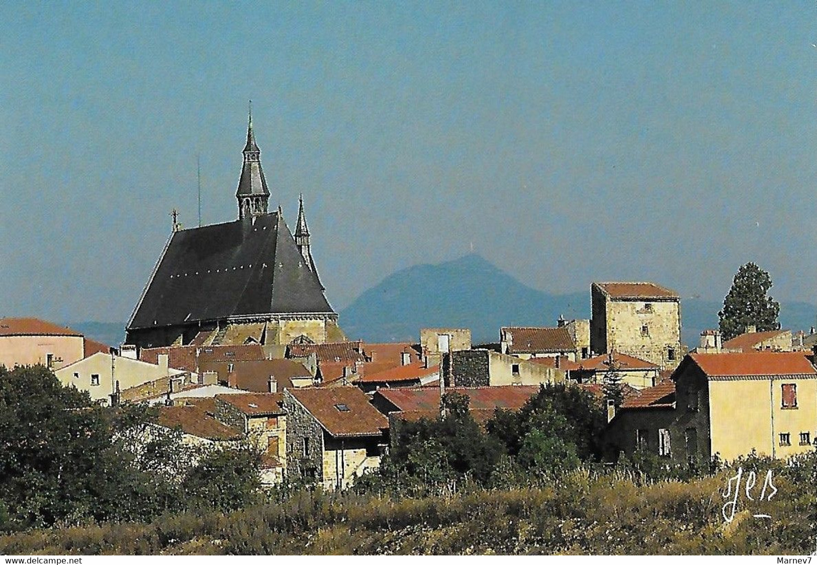 63 - Puy De Dôme - VIC Le COMTE - Vue Générale - - Vic Le Comte