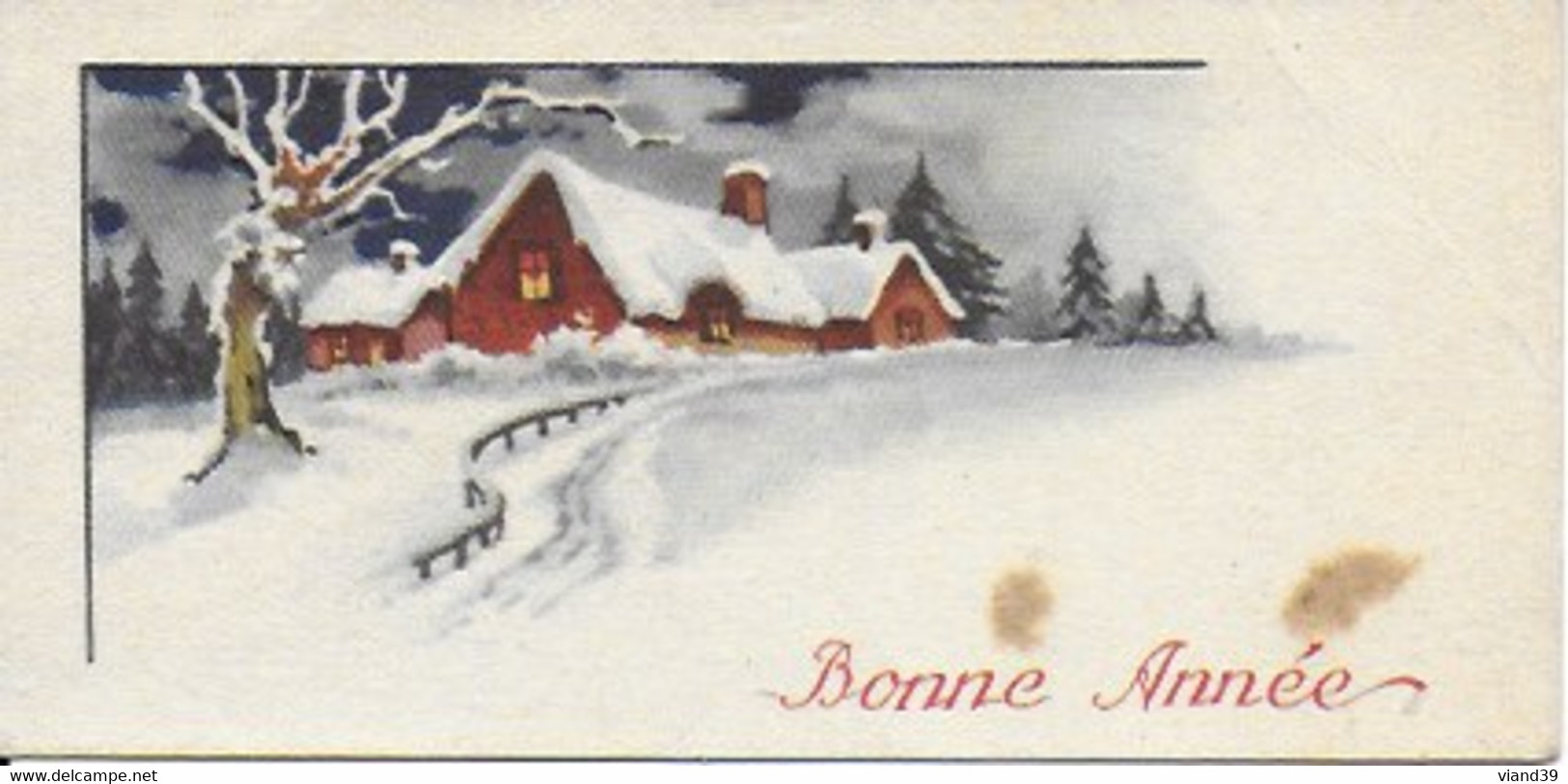 Bonne Année -  Lot De 18 Petites Cartes Toutes Dimensions - Années 1950 - 1960 - Collezioni E Lotti