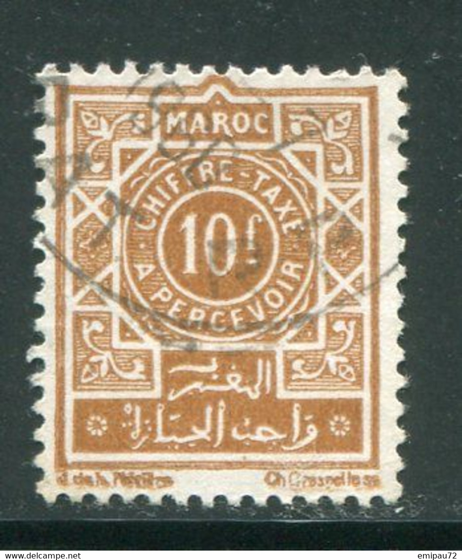 MAROC- Taxe Y&T N°52- Oblitéré - Timbres-taxe