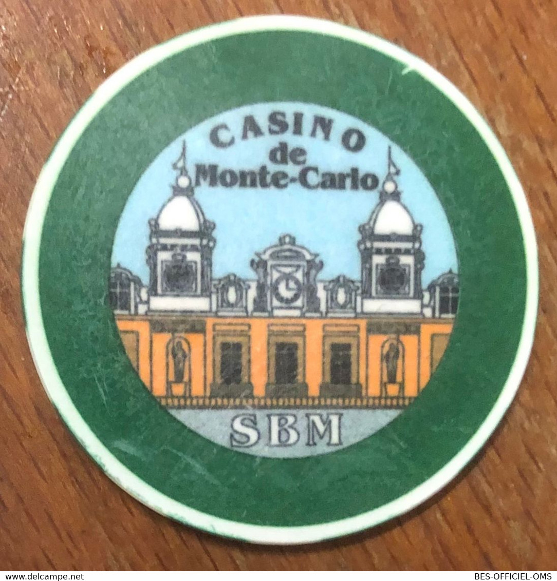 98 MONACO MONTE-CARLO CASINO SOCIÉTÉ DES BAINS DE MER JETON TOKENS COINS CHIPS GAMING - Casino