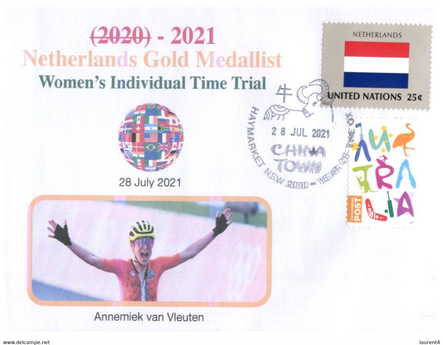 (V V 23 A) 2020 Tokyo Summer Olympic Games - Netherlands Gold Medal - 28-7-2021 - Women's Time Trial (cycling) - Sommer 2020: Tokio