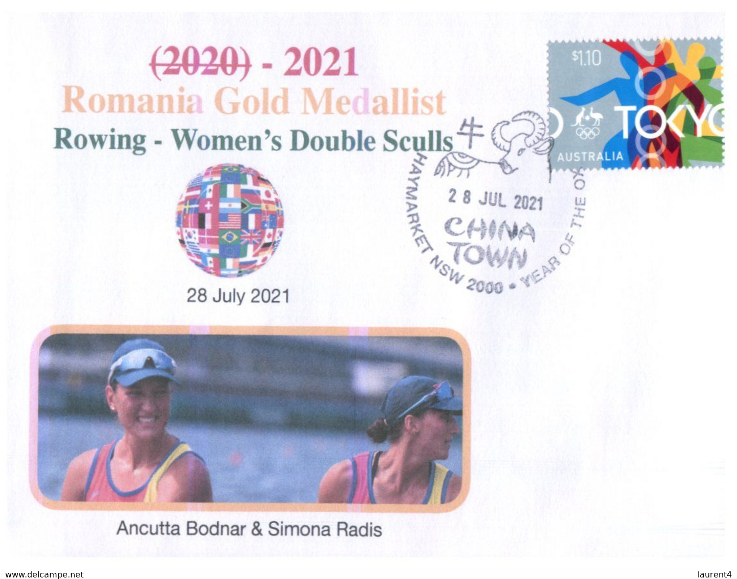 (V V 23 A) 2020 Tokyo Summer Olympic Games - Romania Gold Medal - 28-7-2021 - Rowing Women's Double Sculls - Summer 2020: Tokyo