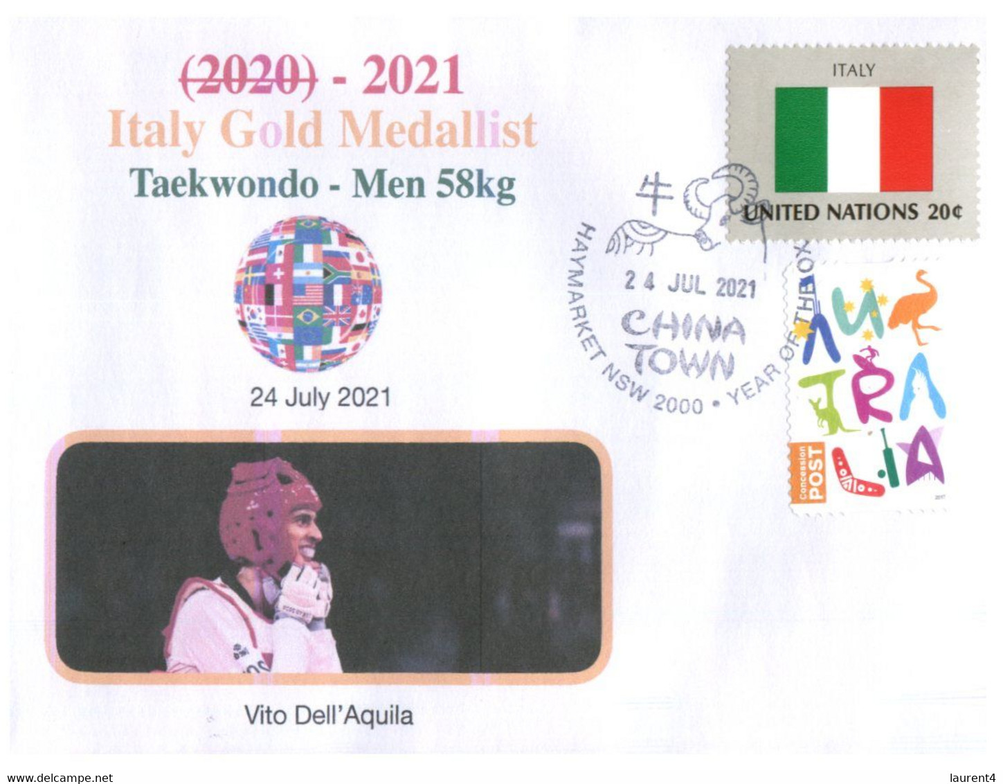 (V V 23 A) 2020 Tokyo Summer Olympic Games - Italy Gold Medal - 24-7-2021 - Men Taekwondo - Sommer 2020: Tokio