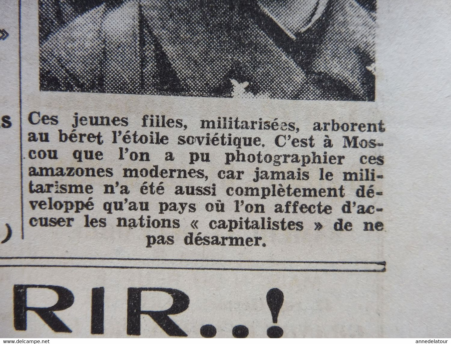 1935 L'AMI DU PEUPLE:  Jeunesse Rouge Féminine ; Dessin Chancel ; Croix De Feu à Mondeville ; Sympathicothérapie ; Etc - Algemene Informatie