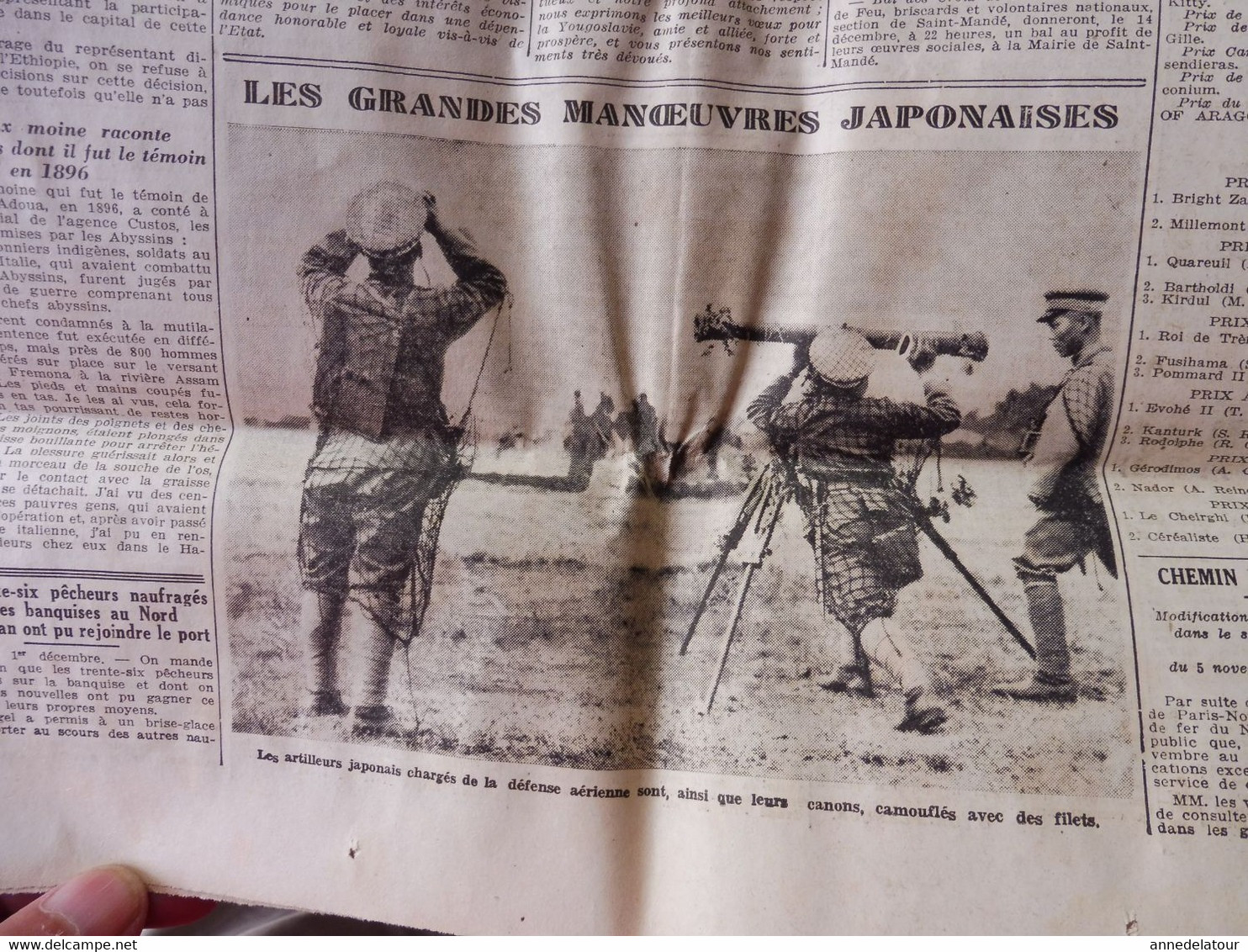 1935 L'AMI DU PEUPLE: Mussolini ; Mark Twain ; Dessin de Chancel ; Le Japon (Japan) se prépare à la guerre ; etc