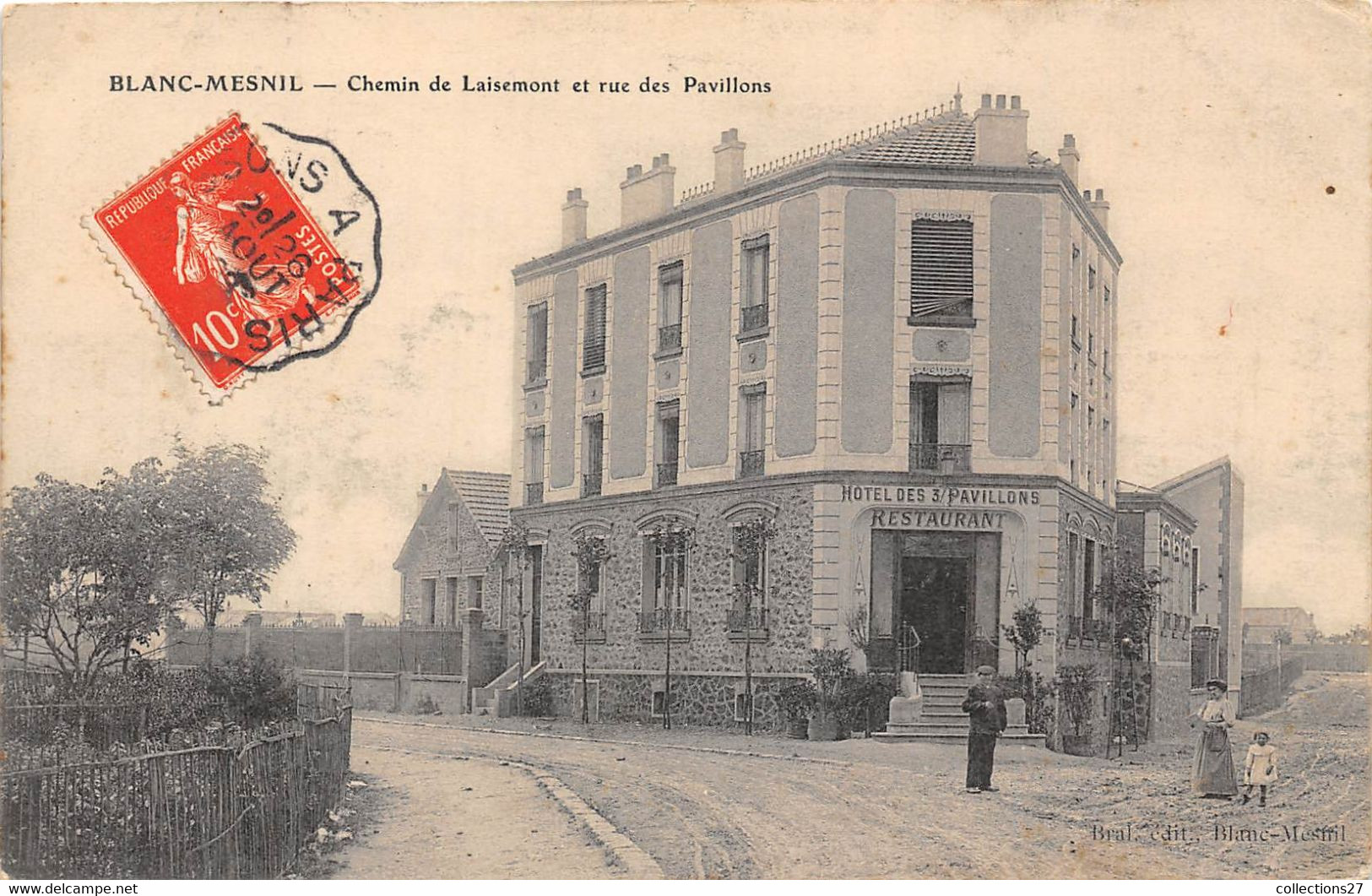 93-LE-BLANC-MENIL- CHEMIN DE LAISEMONT ET RUE DES PAVILLONS - Le Blanc-Mesnil