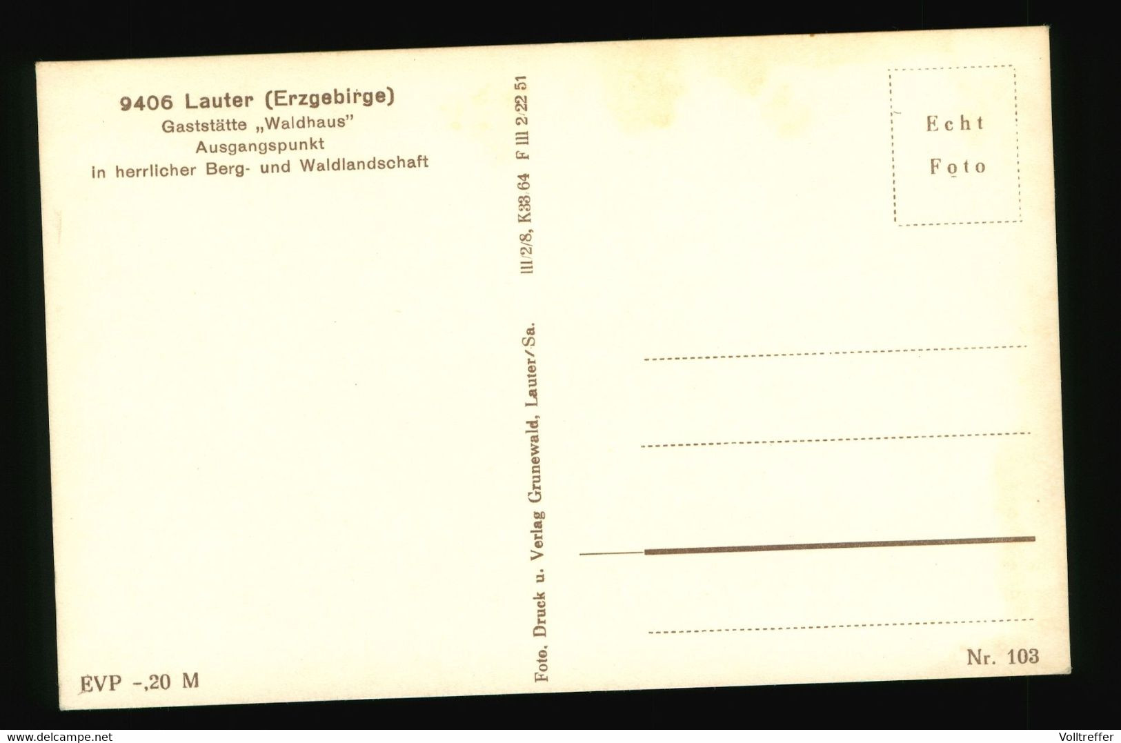 DDR AK Um 1964 Kleinformat, Lauter Bernsbach, Innenansicht Gaststätte Waldhaus - Bernsbach