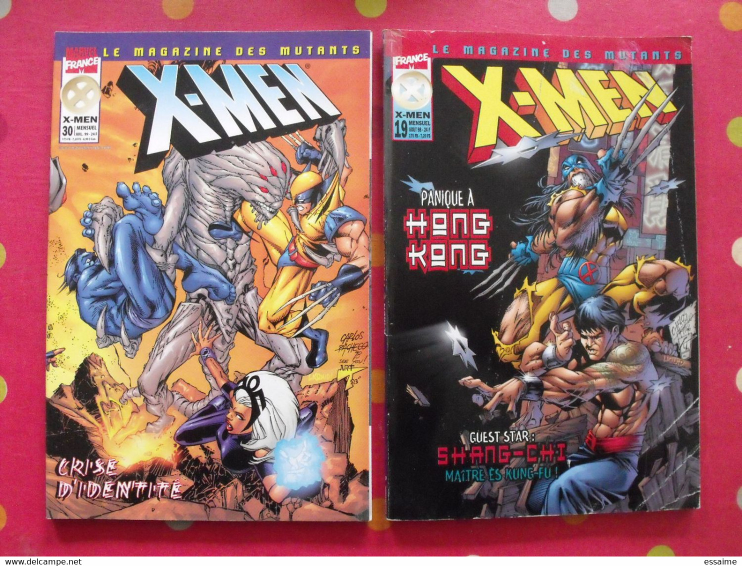 2 Mensuels X-Men N° 19 & 30. Marvel France 1998-1999 - Autres & Non Classés