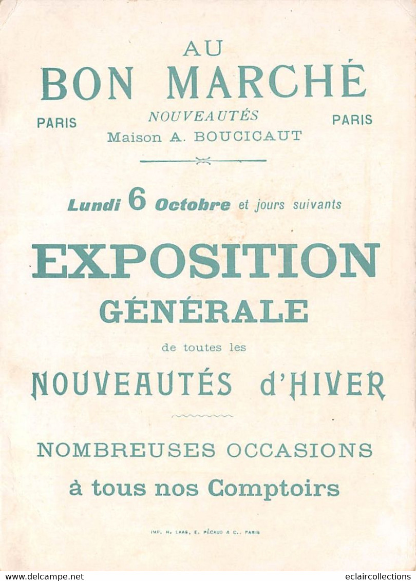 Image Chromo   16 X11.5 Cm  Au Bon Marché   Les Cinq Sous De Lavarède. Planche N°6      (voir Scan) - Sonstige & Ohne Zuordnung