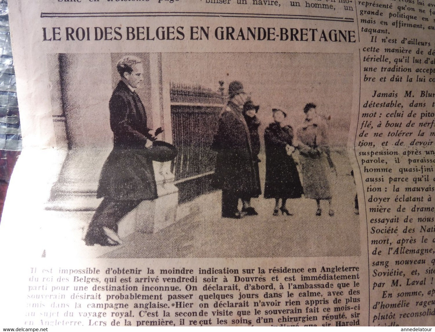 1935 L'AMI DU PEUPLE: Journée Nationale Des Scouts De France ;Le Bourget ;Le Roi Des Belges ;Scandale Du Trocadero ; Etc - Allgemeine Literatur