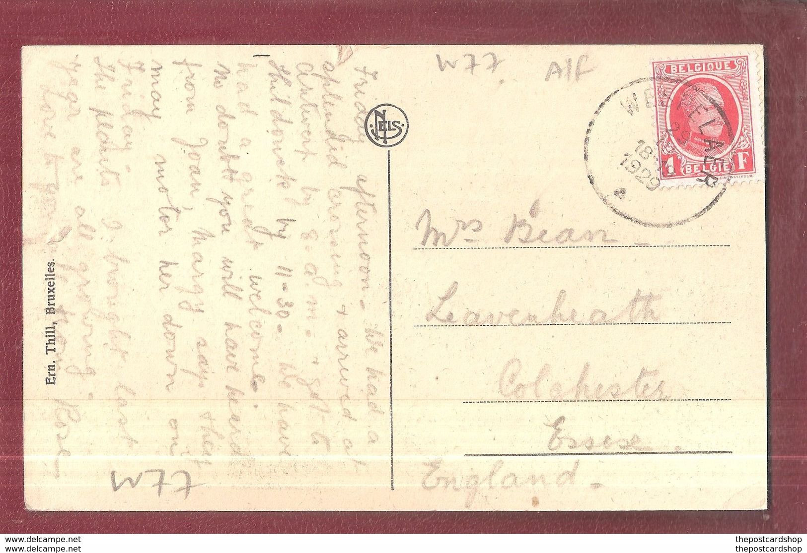 Good Postmark But Small Tear To Right Side Pensionnat Des Ursulines Thildonck - Haacht