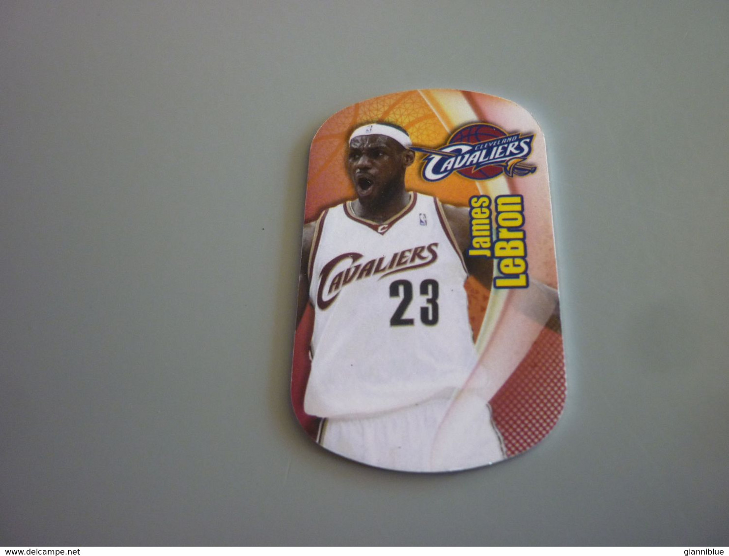 LeBron James Cleveland Cavaliers USA US American NBA Basketball Stars 2017 Greek Metal Card Tag #94 - 2000-Nu