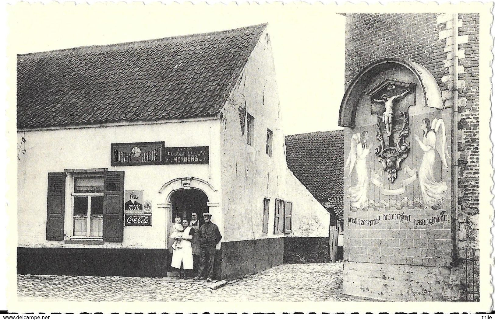 KEERBERGEN - Ruelle Près De L'Eglise - Straatje Langs De  - Café "In Den Rooden Leeuw" - Keerbergen