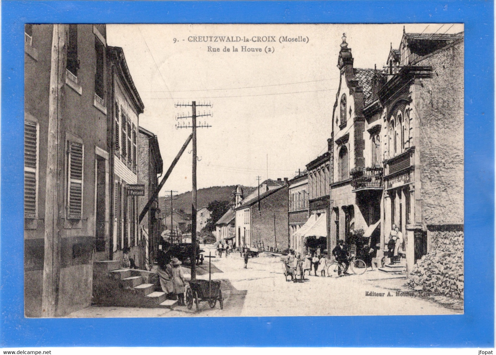 57 MOSELLE - CREUTZWALD LA CROIX Rue De La Houve - Creutzwald