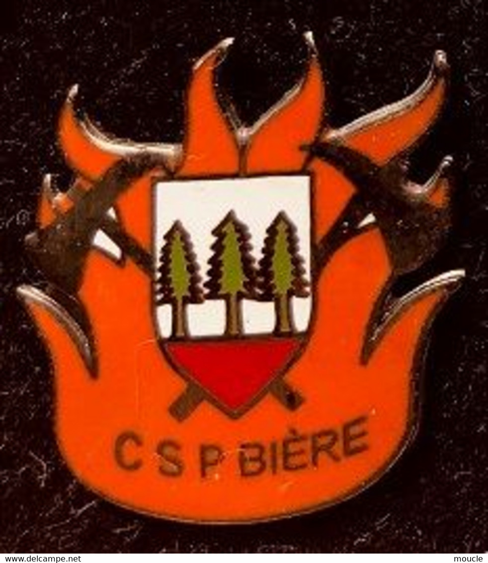 SAPEURS POMPIERS - FEU - FEUERWEHRMANN - FIREFIGHTER - POMPIERE - CSP BIERE - SUISSE - SCHWEIZ - CANTON DE VAUD -  (27) - Firemen