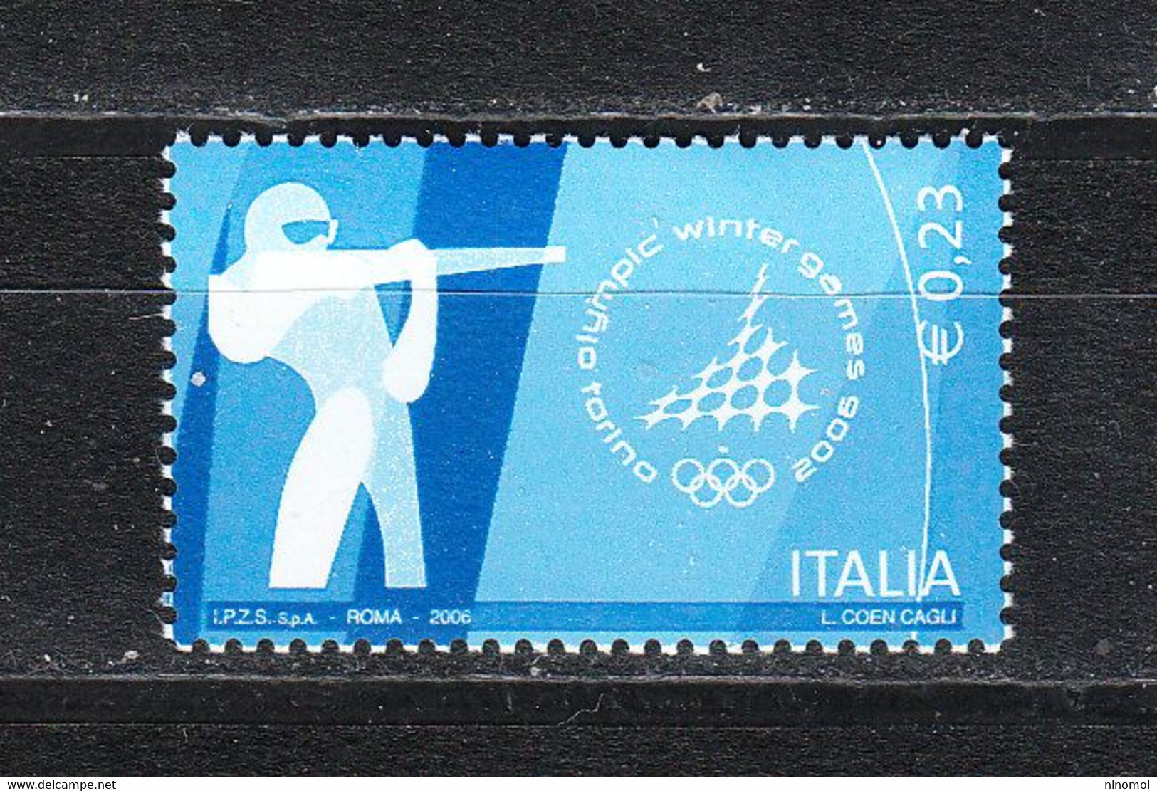 Italia    -   2006.  Olimpiadi Invernali. Biathlon. Tiro Con Carabina. Winter Olympics. Biathlon. Rifle Shooting. MNH - Invierno 2006: Turín