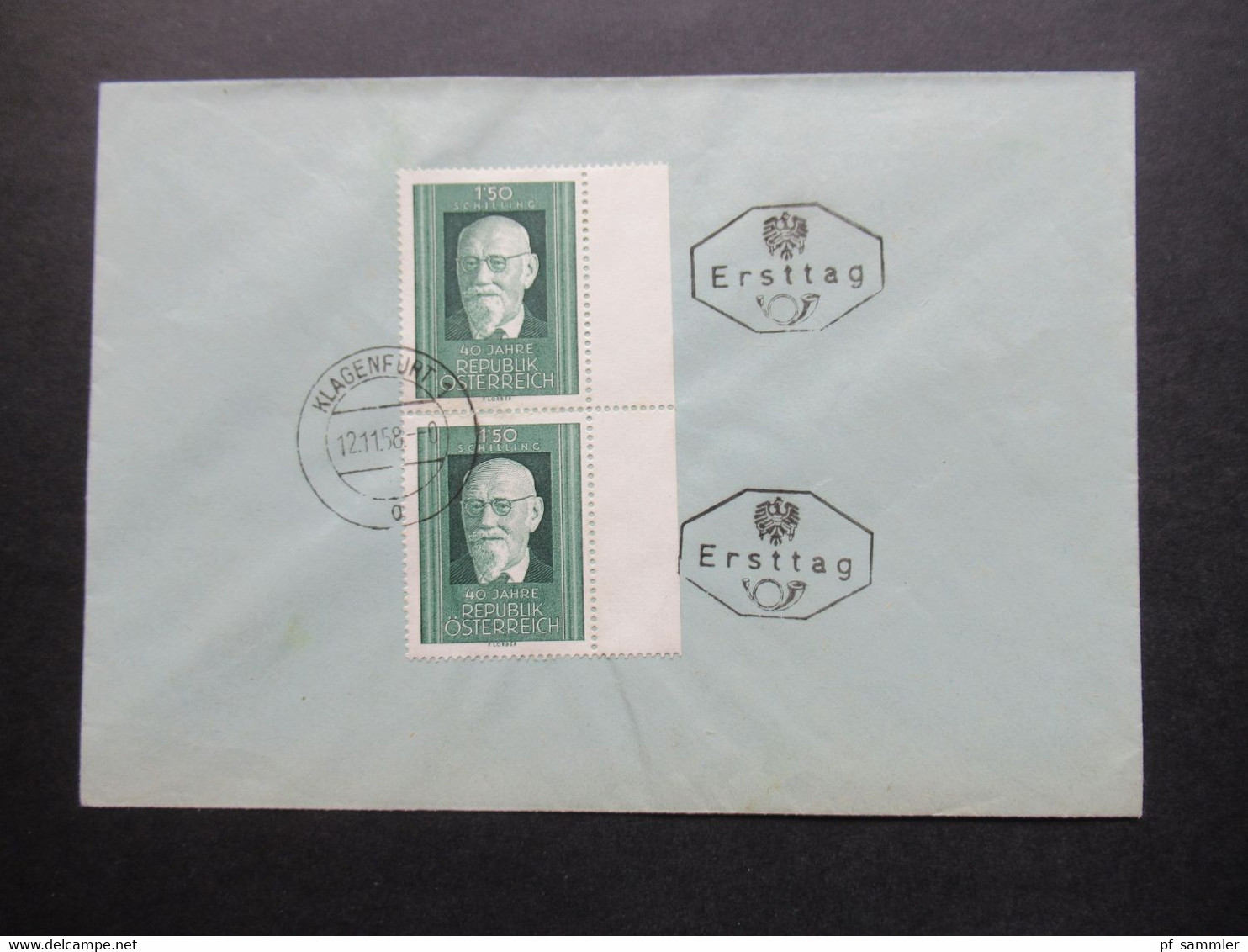 Österreich 1948 - 1960 FDC / Sonderstempel / Sonderbelege teils 4er Blocks und Randstücke hoher Katalogwert!! 84 Belege