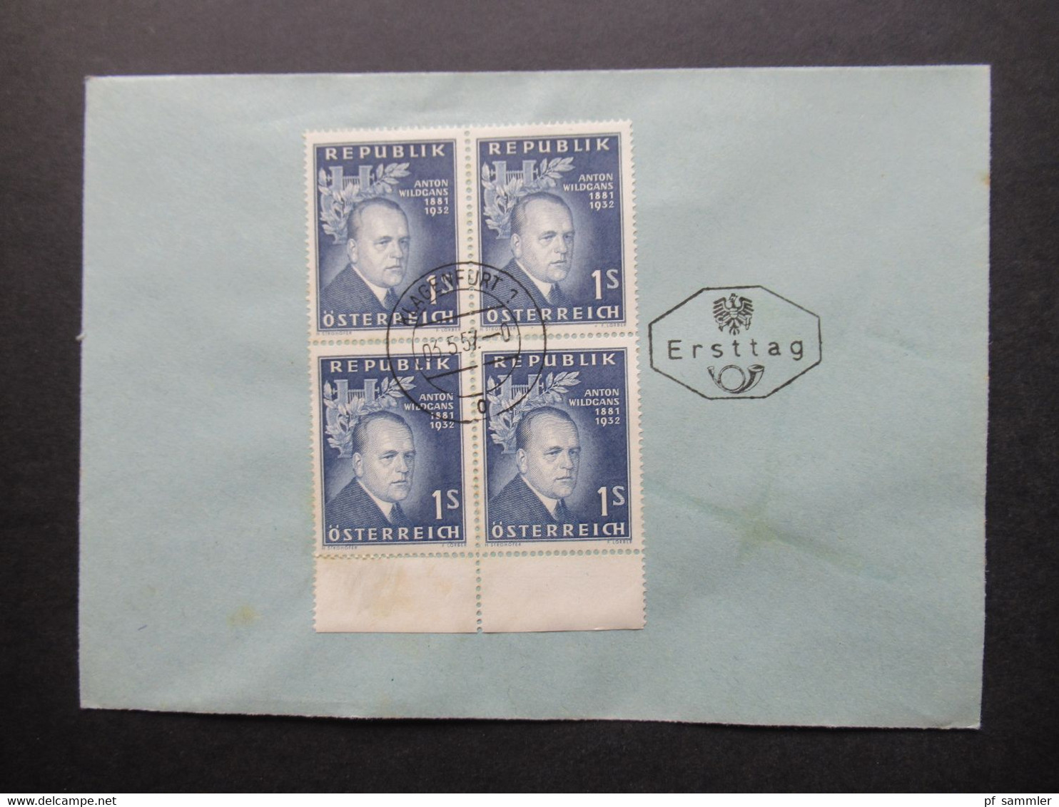 Österreich 1948 - 1960 FDC / Sonderstempel / Sonderbelege teils 4er Blocks und Randstücke hoher Katalogwert!! 84 Belege