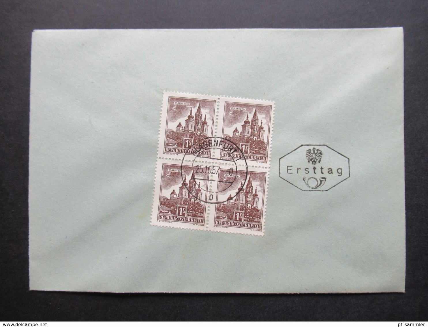 Österreich 1948 - 1960 FDC / Sonderstempel / Sonderbelege teils 4er Blocks und Randstücke hoher Katalogwert!! 84 Belege