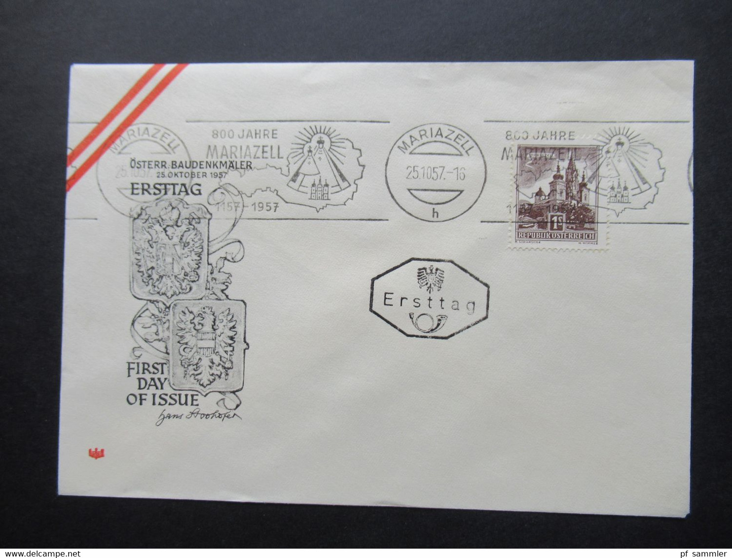 Österreich 1948 - 1960 FDC / Sonderstempel / Sonderbelege teils 4er Blocks und Randstücke hoher Katalogwert!! 84 Belege