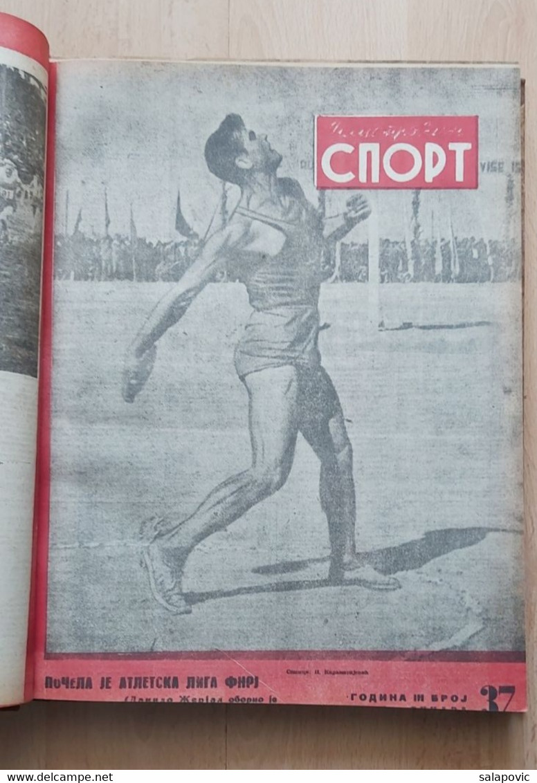 ILUSTROVANI SPORT 1949, 30 PIECES, BANDED - Libri