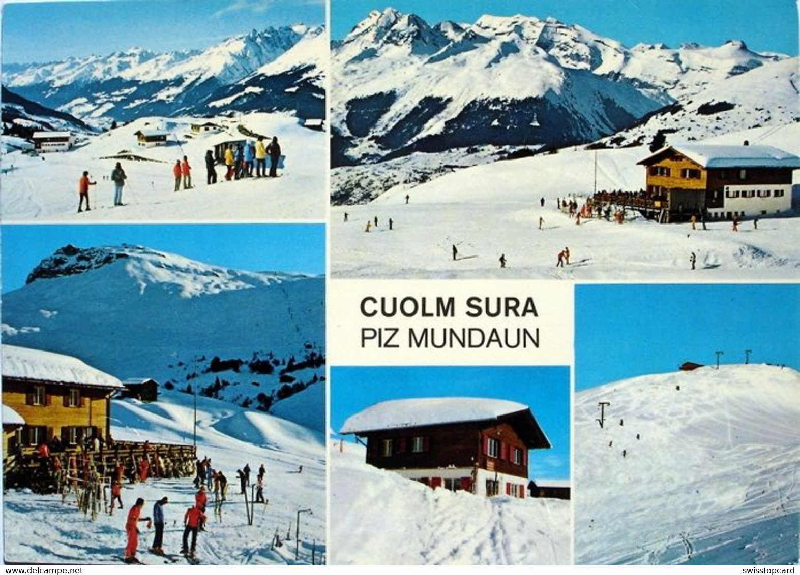 SURCUOLM Piz Mundaun Ski Bergrestaurant Cuolm Sura - Mundaun