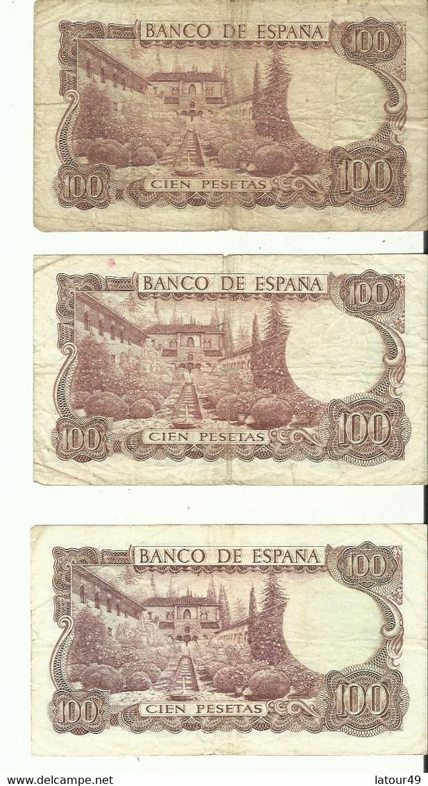 EL BANCO DE ESPANA 100 PESETAS 1970 - Collections